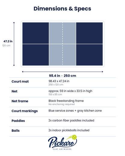 Pickaro Indoor Pickleball Set
